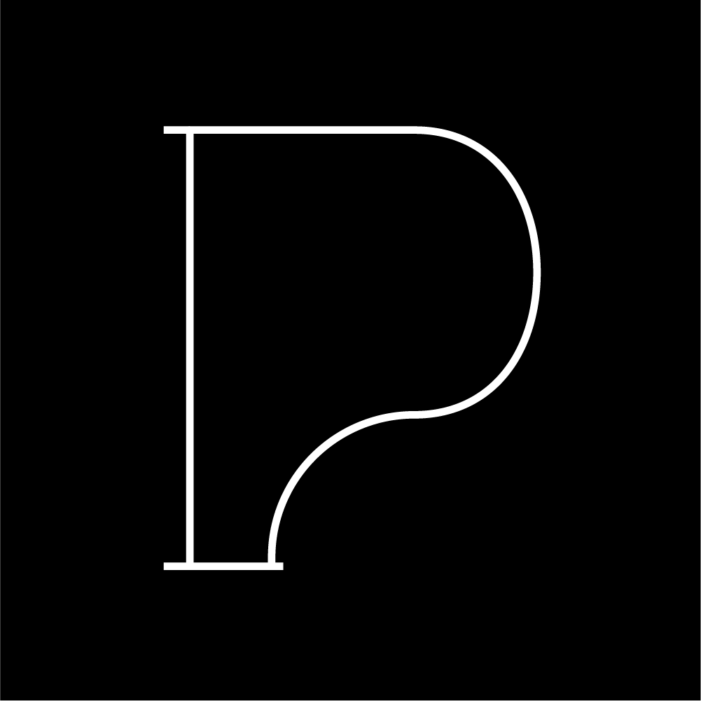 Panagsagan Piano logo white on black background